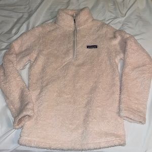 Light Pink Patagonia Quarter Zip